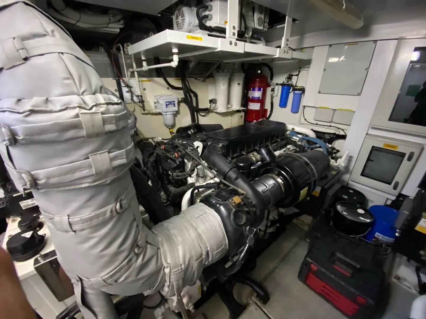 a person in a space suit aboard SAVI II Yacht for Sale