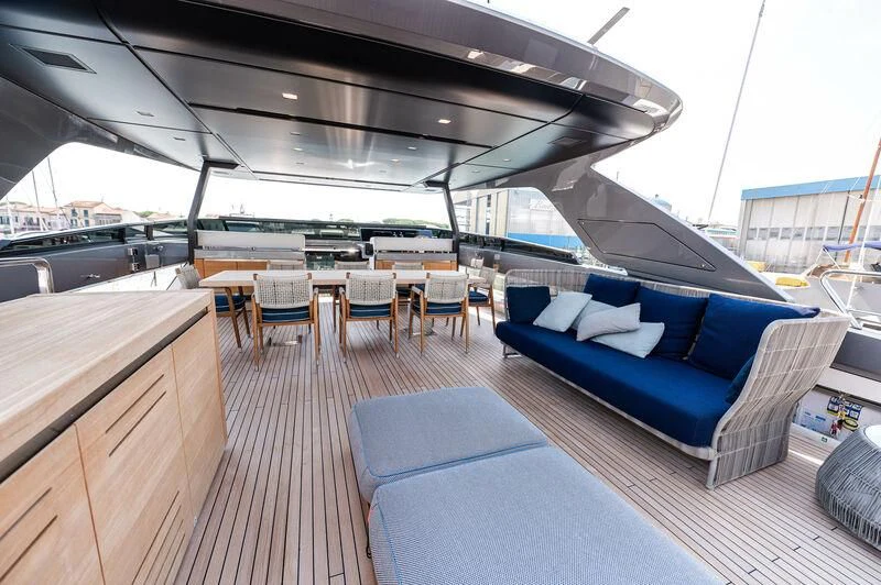 a boat on the water aboard VISSOTTA Yacht for Sale