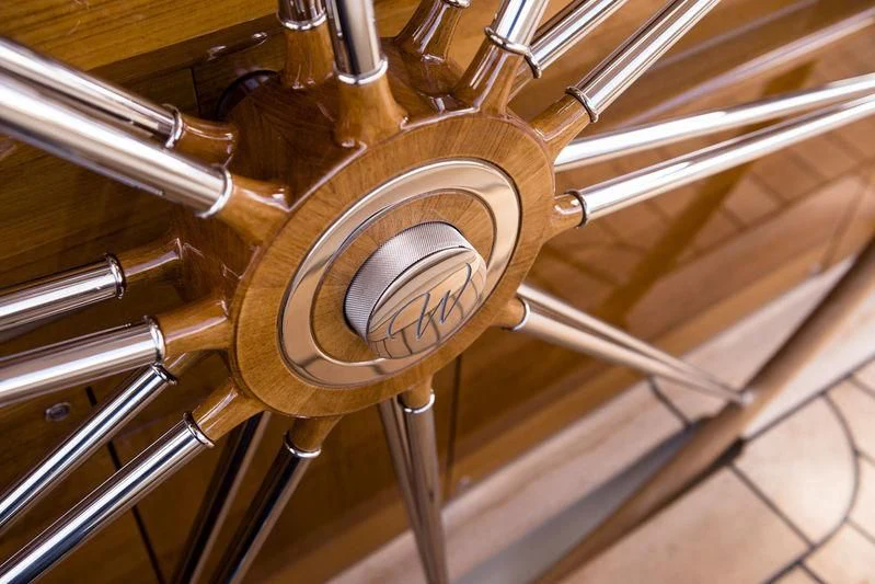 a close-up of a machine aboard WISP Yacht for Sale