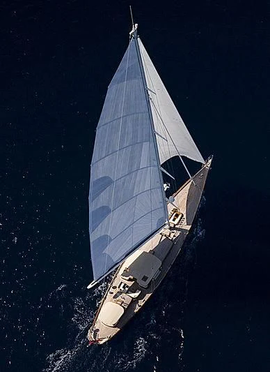 a space shuttle in space aboard WISP Yacht for Sale