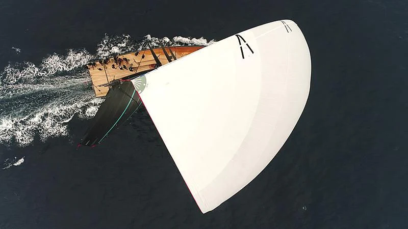 a satellite in space aboard BULLITT Yacht for Sale