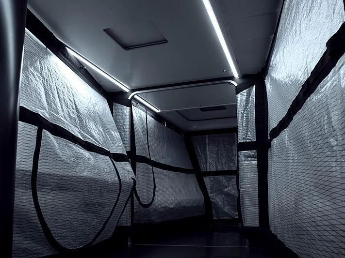 a tunnel with wires aboard BULLITT Yacht for Sale