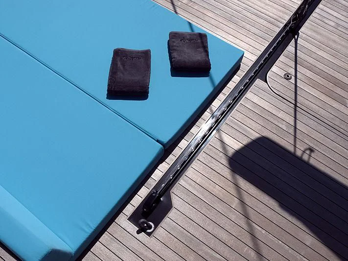 a close-up of a satellite aboard BULLITT Yacht for Sale