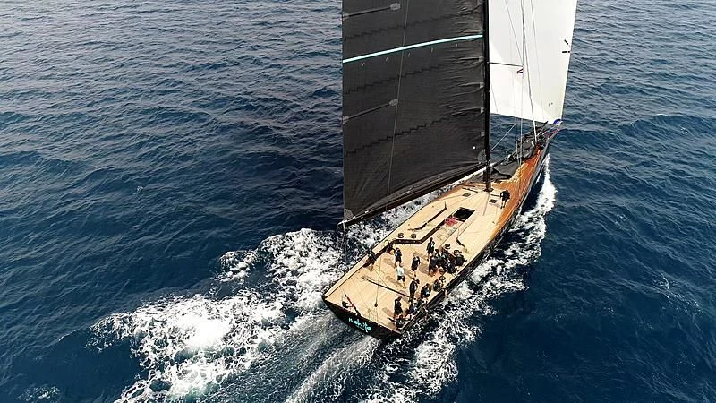 a boat in the water aboard BULLITT Yacht for Sale