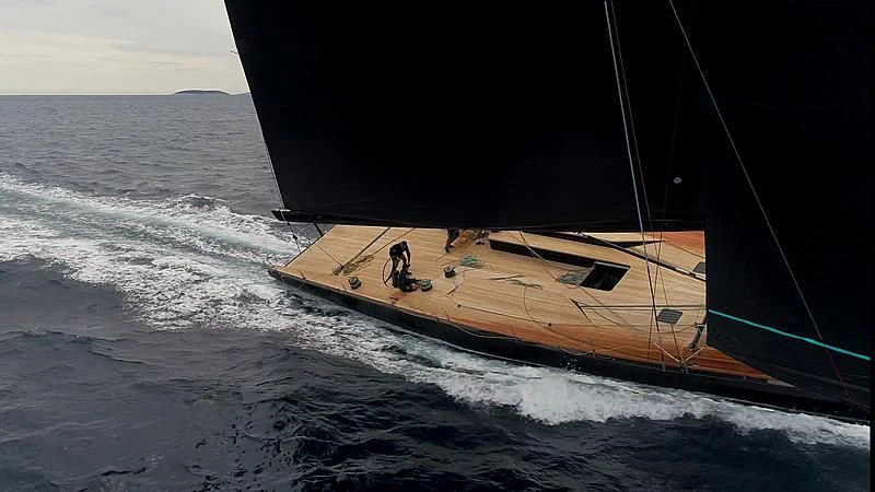 a boat on the water aboard BULLITT Yacht for Sale