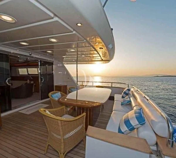 a boat on the water aboard ILLYA F Yacht for Charter