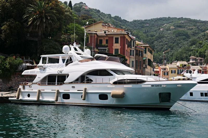 a boat in the water aboard MALANDRINO Yacht for Sale