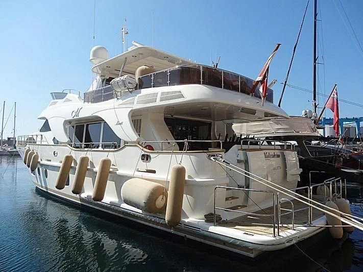 a boat on the water aboard MALANDRINO Yacht for Sale