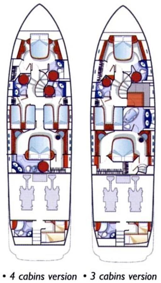 a collage of a window aboard AZIMUT 74 Yacht for Sale
