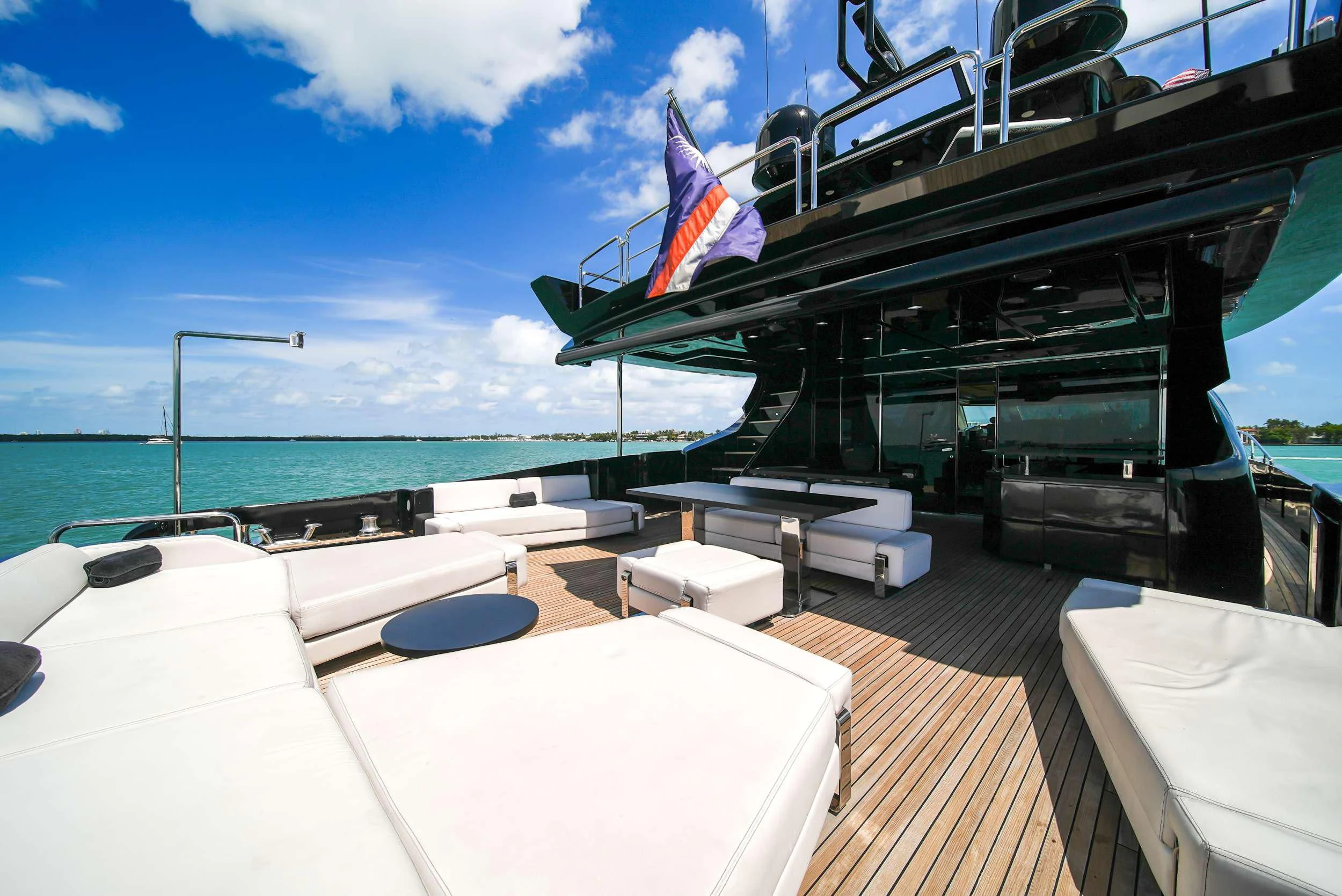 a boat on the water aboard SETTE Yacht for Sale