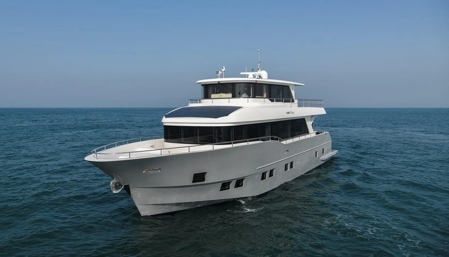 a boat in the water aboard NOMAD 70 SUV Yacht for Sale