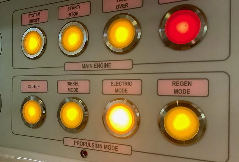 a group of lights aboard JULIET Yacht for Sale