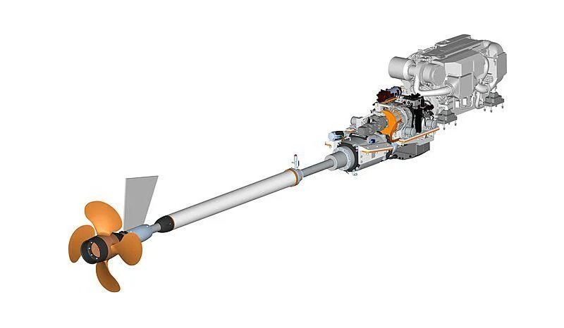 a machine with a large gun aboard JULIET Yacht for Sale