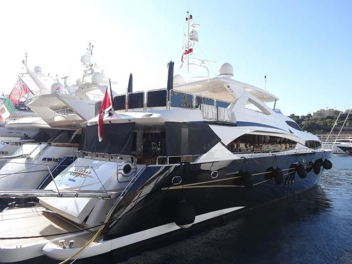 a boat on the water aboard NATALI OF MONACO Yacht for Sale