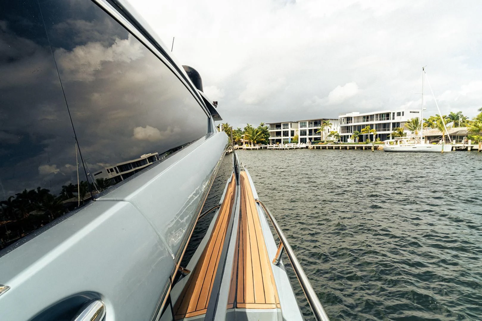 a boat on the water aboard SOUL MATES Yacht for Sale