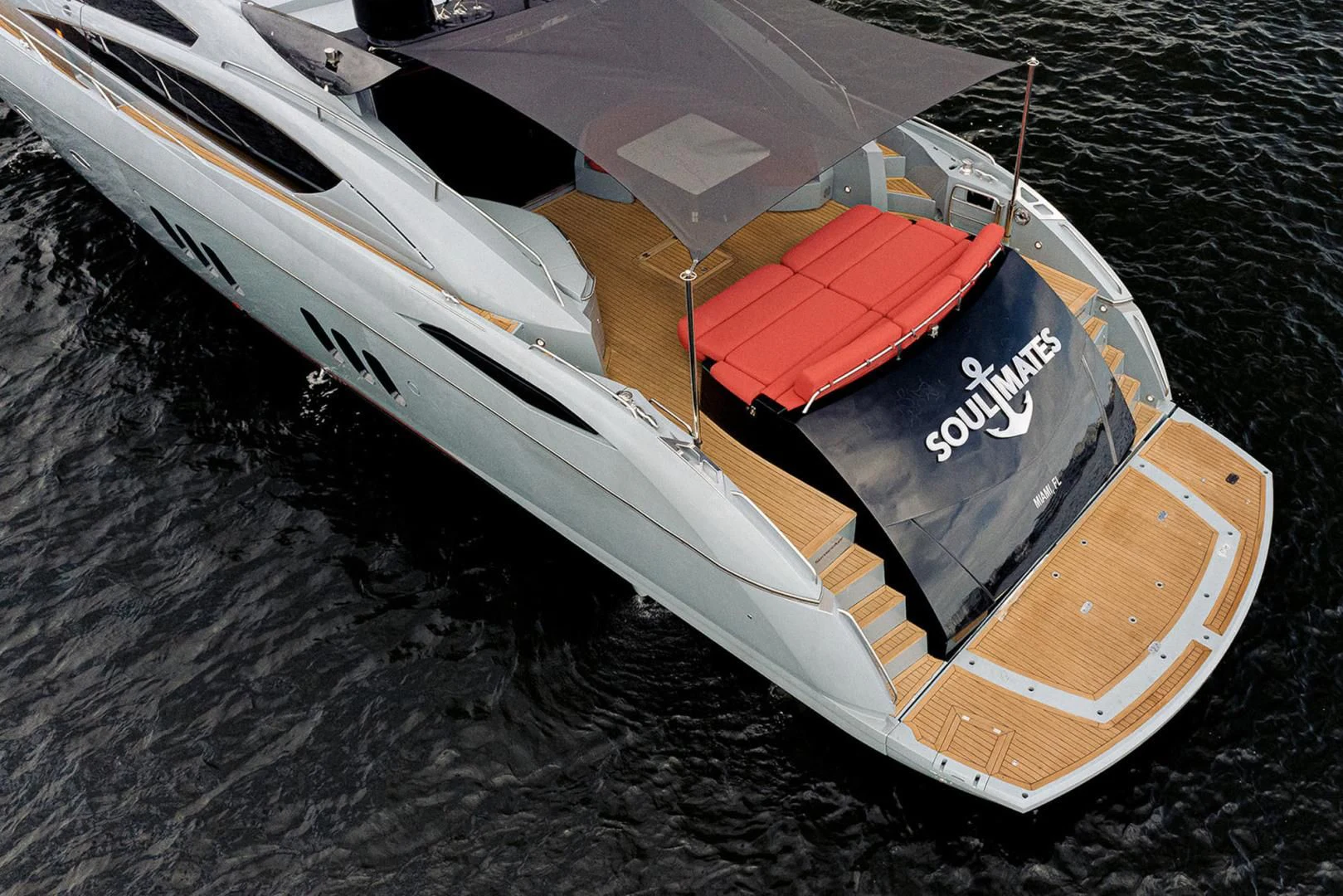 a boat on the water aboard SOUL MATES Yacht for Sale