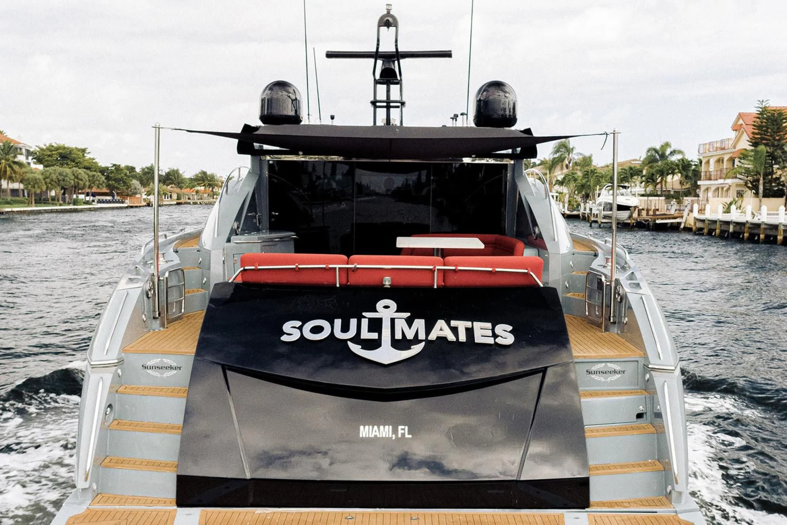 a boat on the water aboard SOUL MATES Yacht for Sale