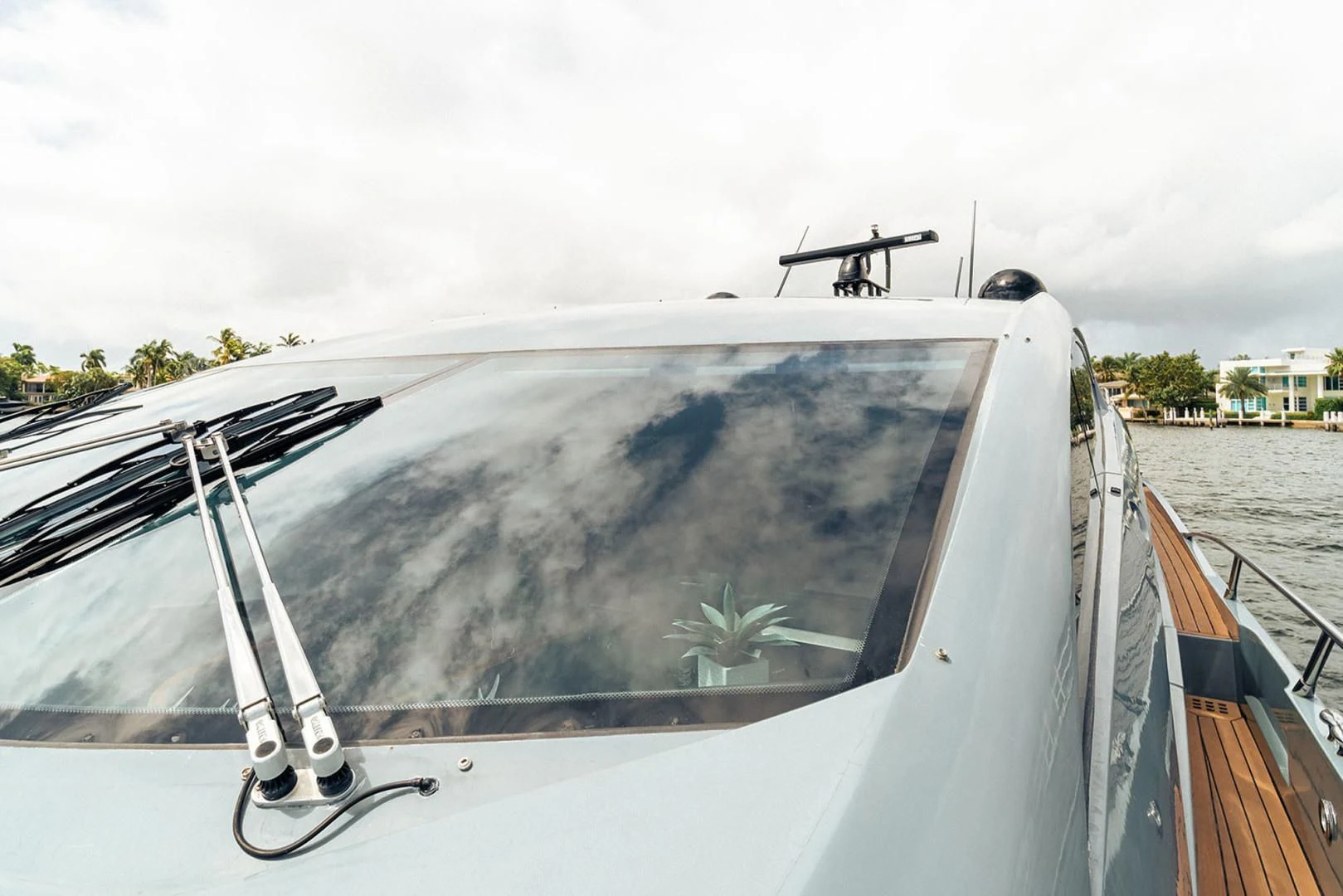a helicopter on a boat aboard SOUL MATES Yacht for Sale