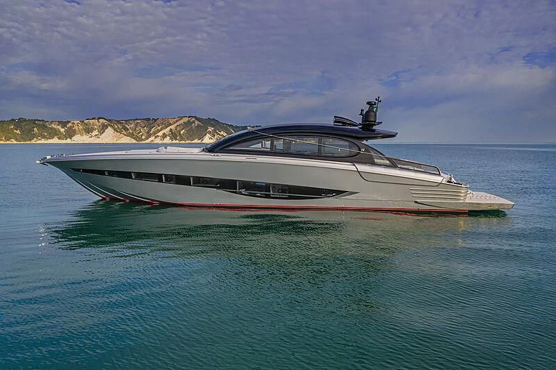 a boat in the water aboard ALDABRA Yacht for Sale