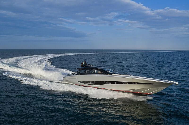 a boat on the water aboard ALDABRA Yacht for Sale