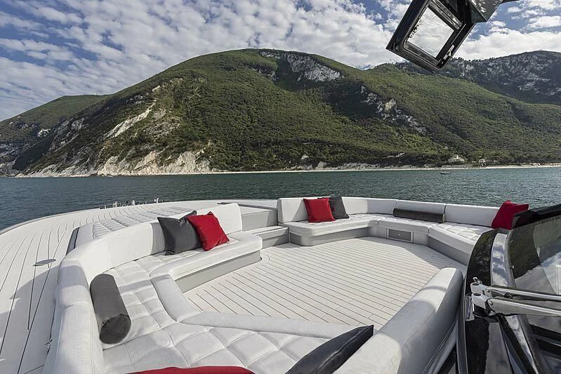 a boat on the water aboard ALDABRA Yacht for Sale