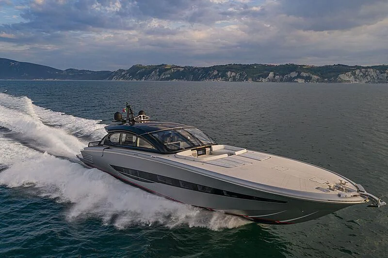 a boat on the water aboard ALDABRA Yacht for Sale