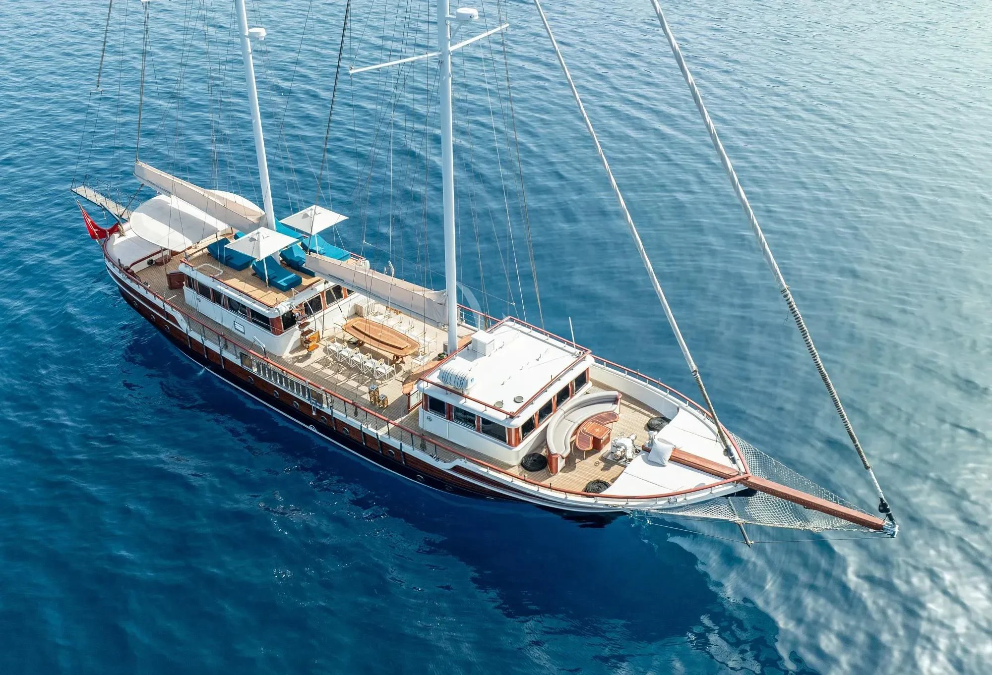 a boat on the water aboard NURTEN A Yacht for Sale