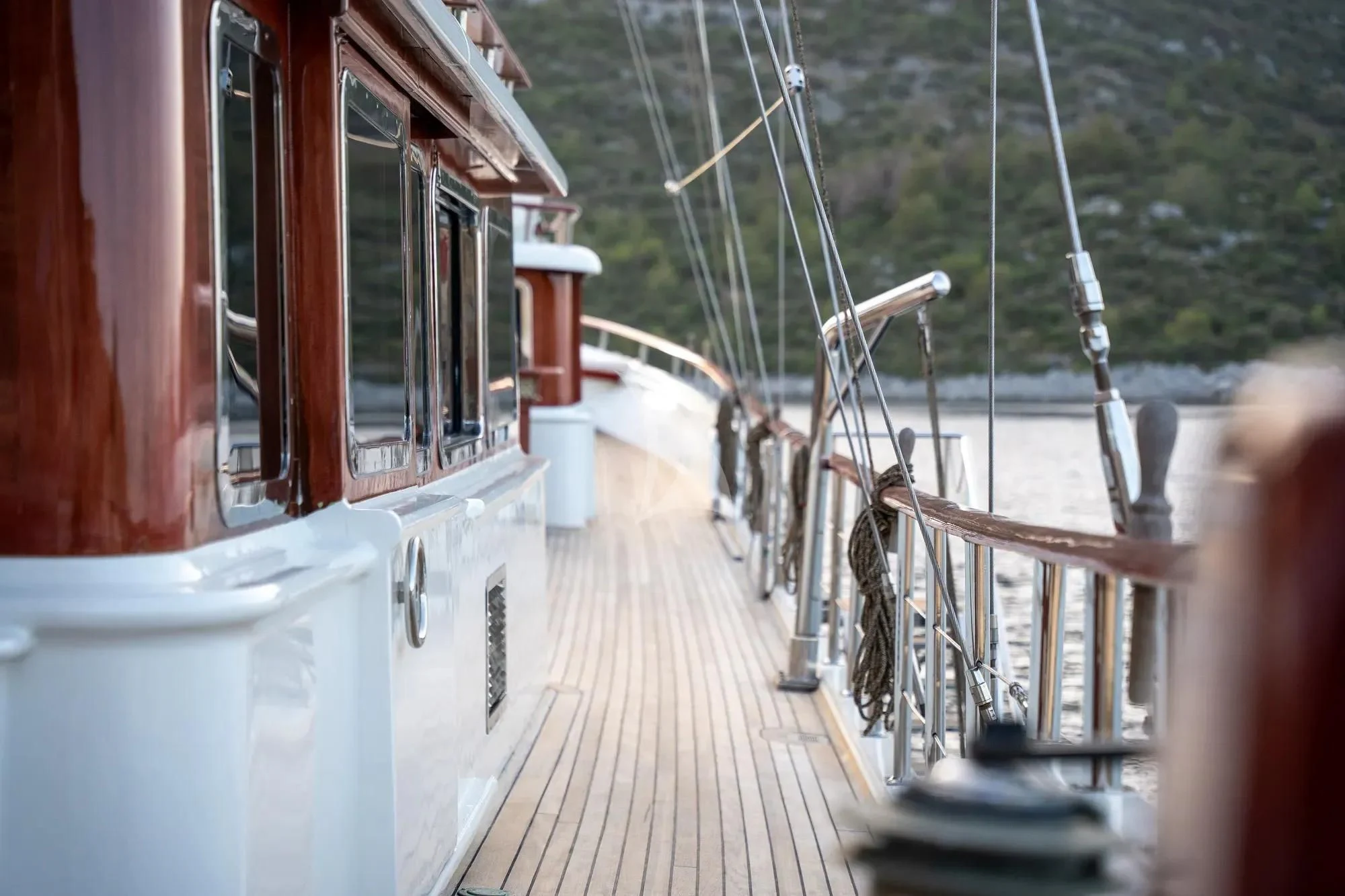 a boat on a body of water aboard NURTEN A Yacht for Sale