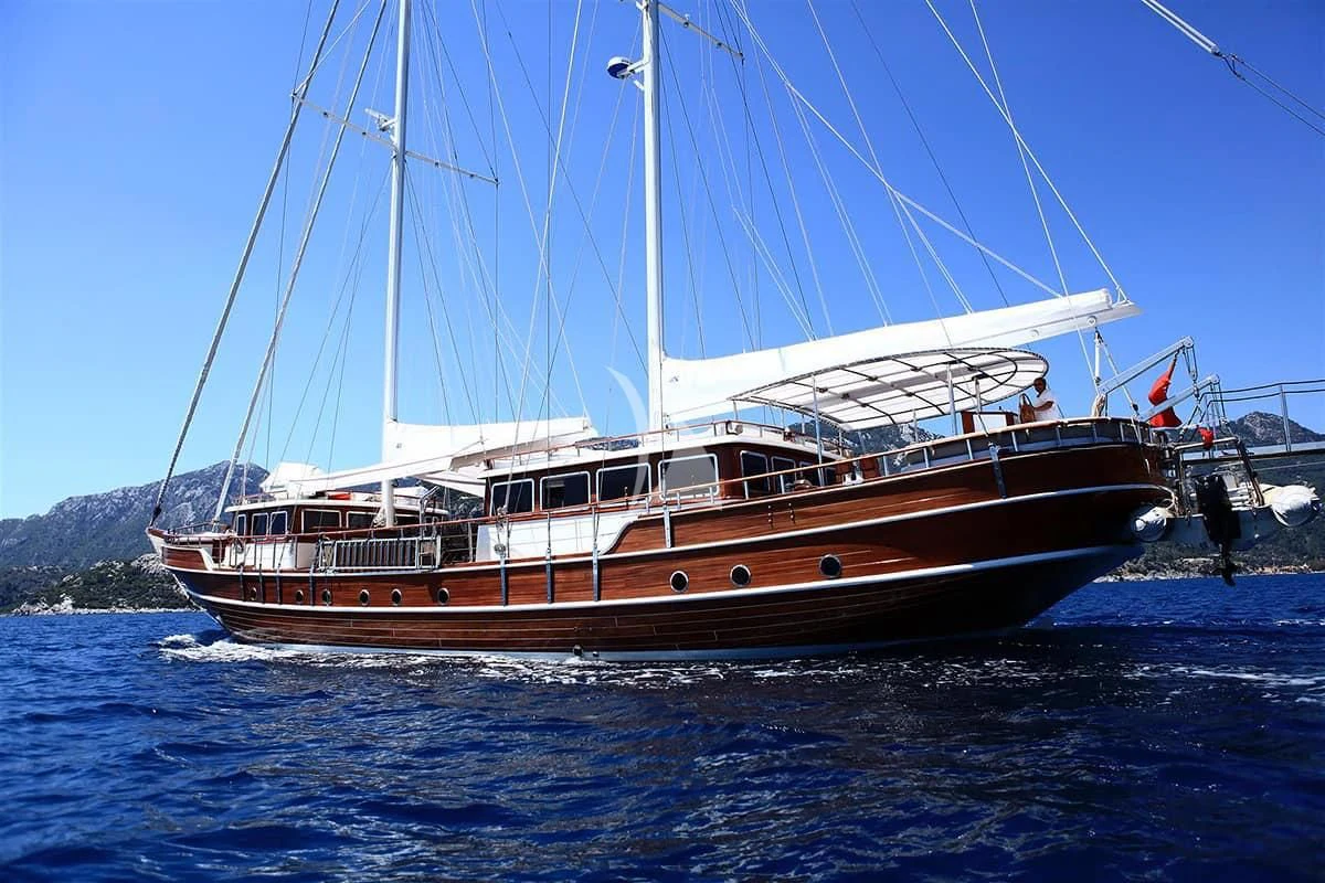 a boat on the water aboard NURTEN A Yacht for Sale