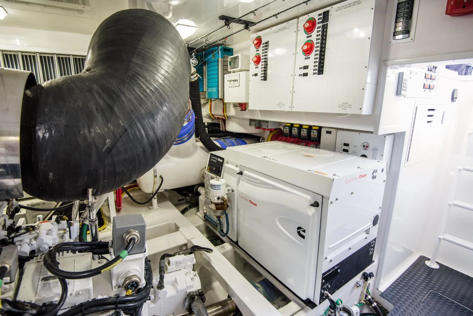 a large grey object with a black object on top of it aboard C STUDENT Yacht for Sale