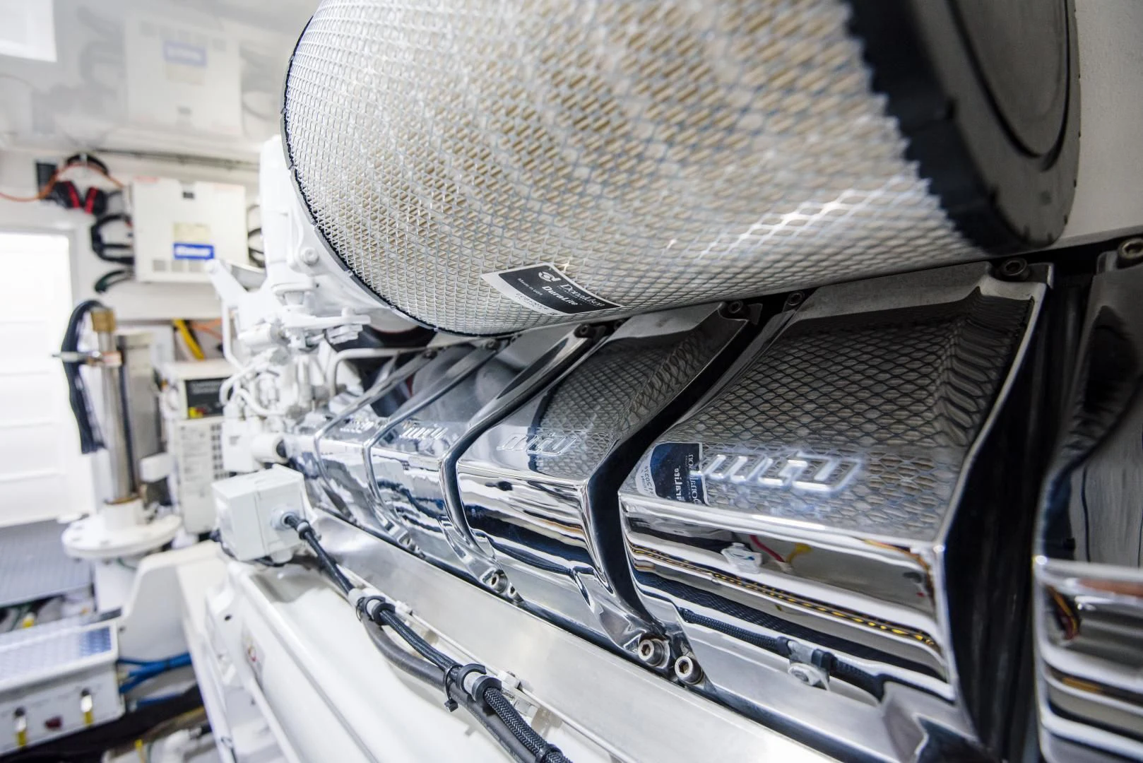 a close-up of a machine aboard C STUDENT Yacht for Sale