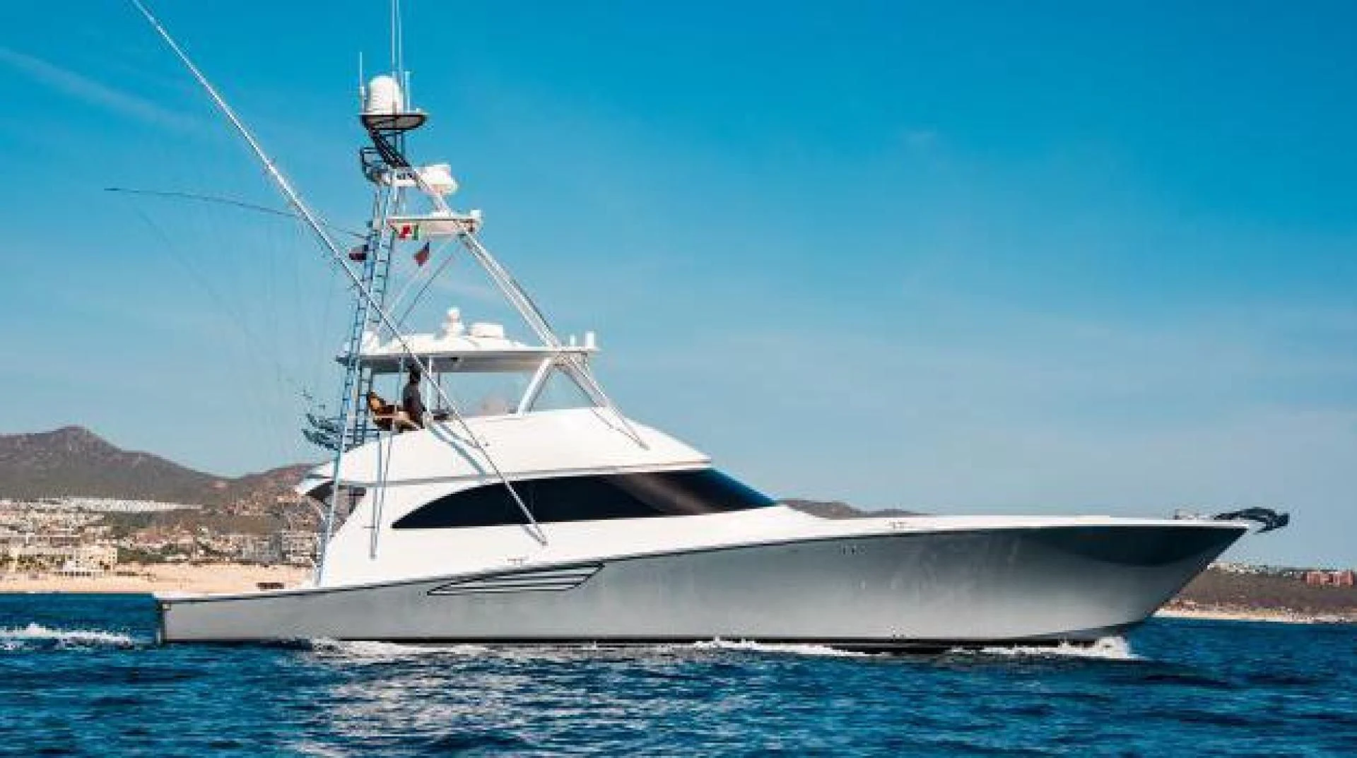 a white boat in the water aboard C STUDENT Yacht for Sale