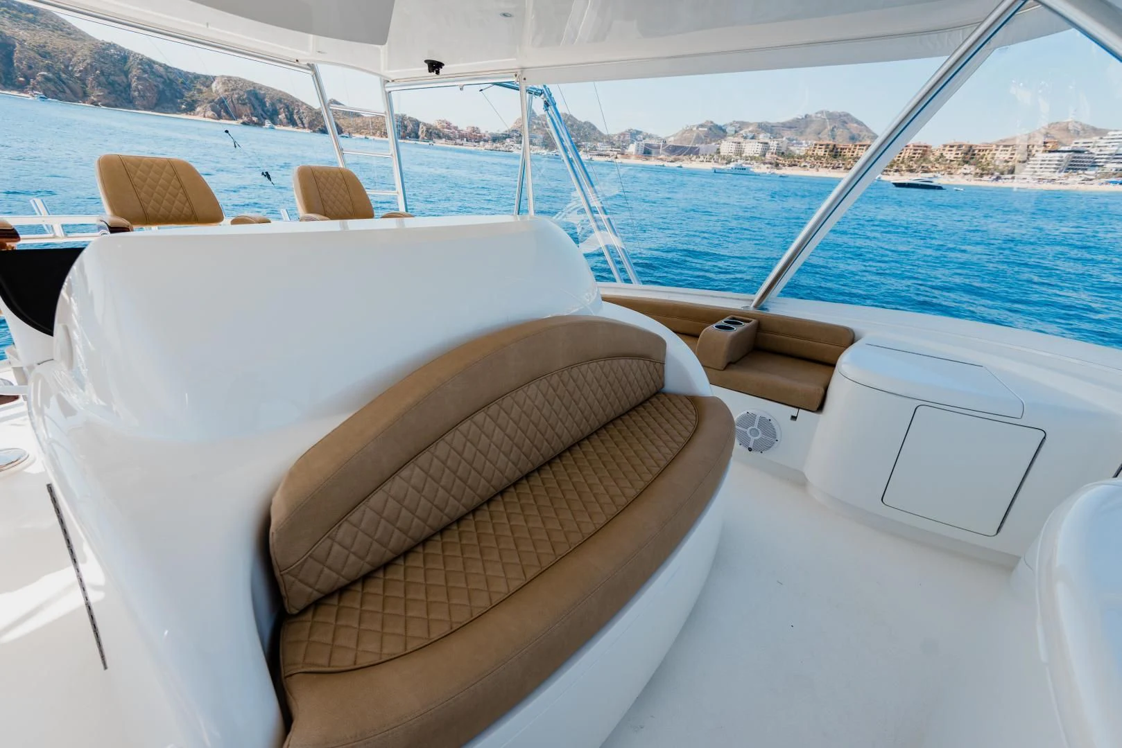 a boat with pillows on it aboard C STUDENT Yacht for Sale