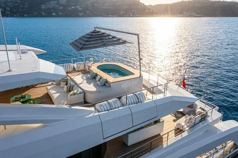 a boat on the water aboard RIO Yacht for Sale