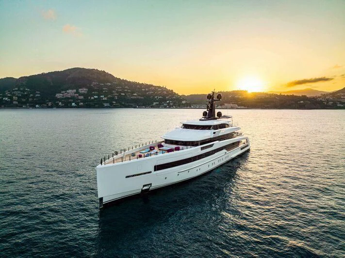 a boat in the water aboard RIO Yacht for Sale