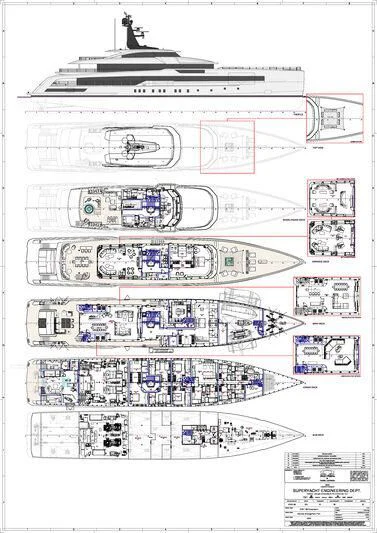 diagram aboard RIO Yacht for Sale