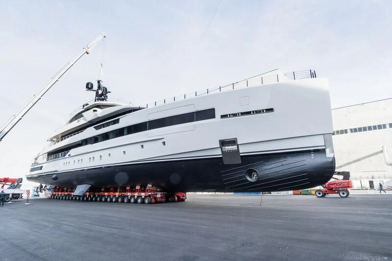 a large cruise ship aboard RIO Yacht for Sale