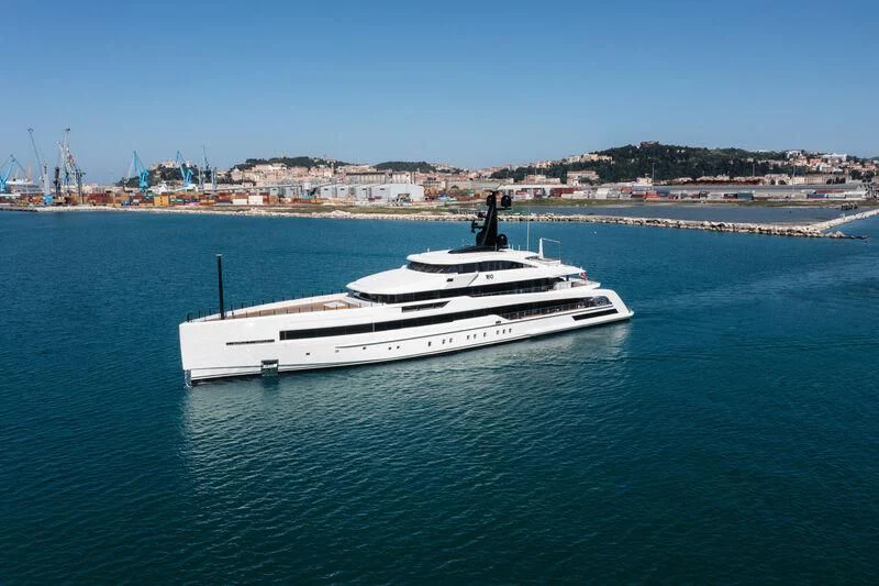 a boat on the water aboard RIO Yacht for Sale