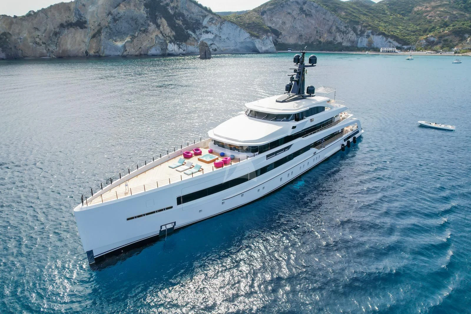 a boat on the water aboard RIO Yacht for Sale