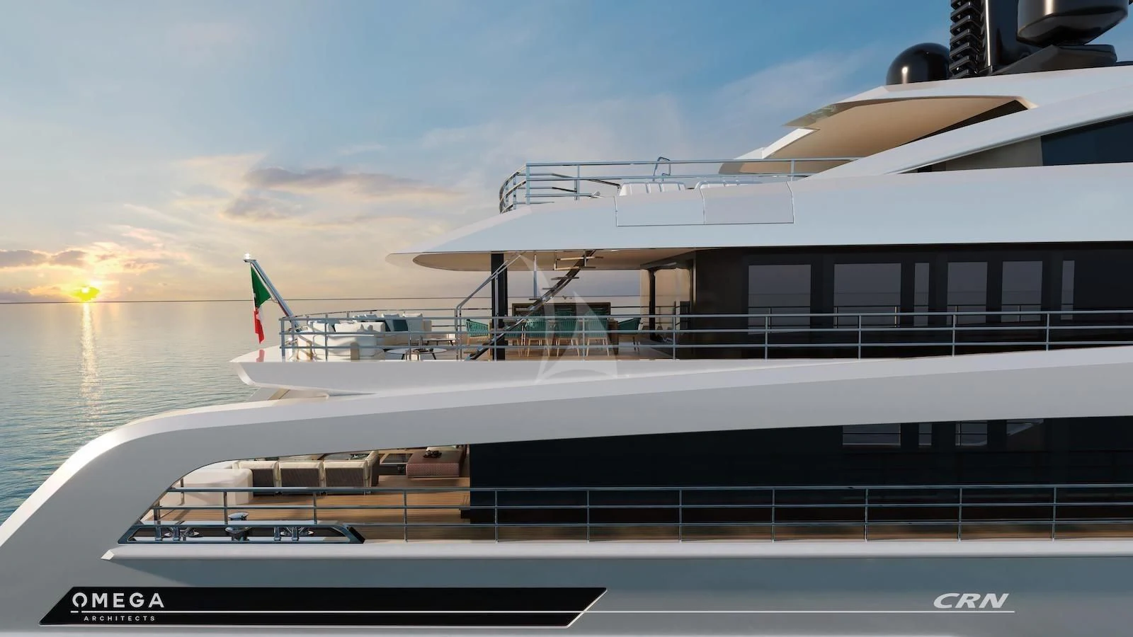 a boat on a body of water aboard RIO Yacht for Sale