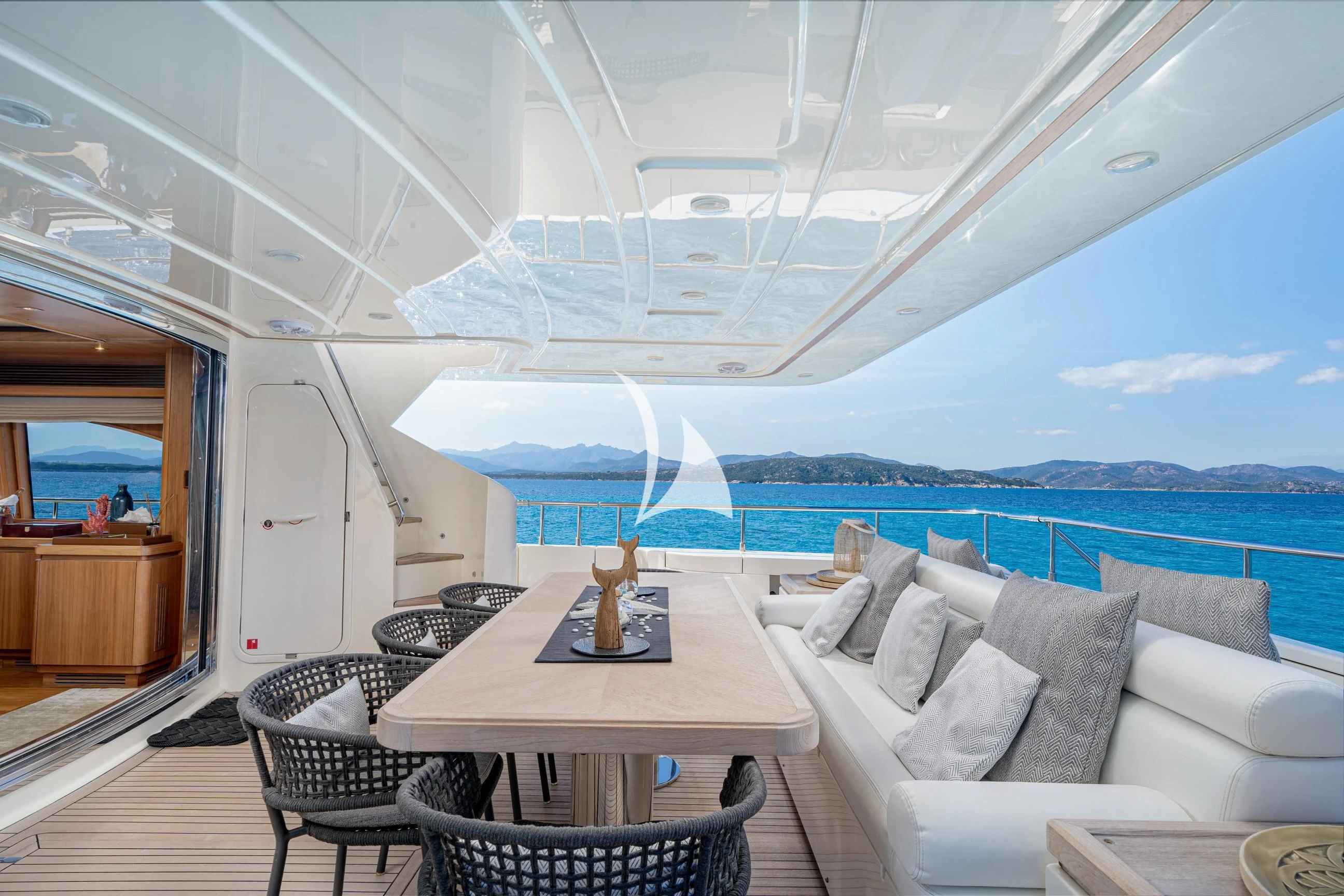 a boat on the water aboard ETHNA Yacht for Sale