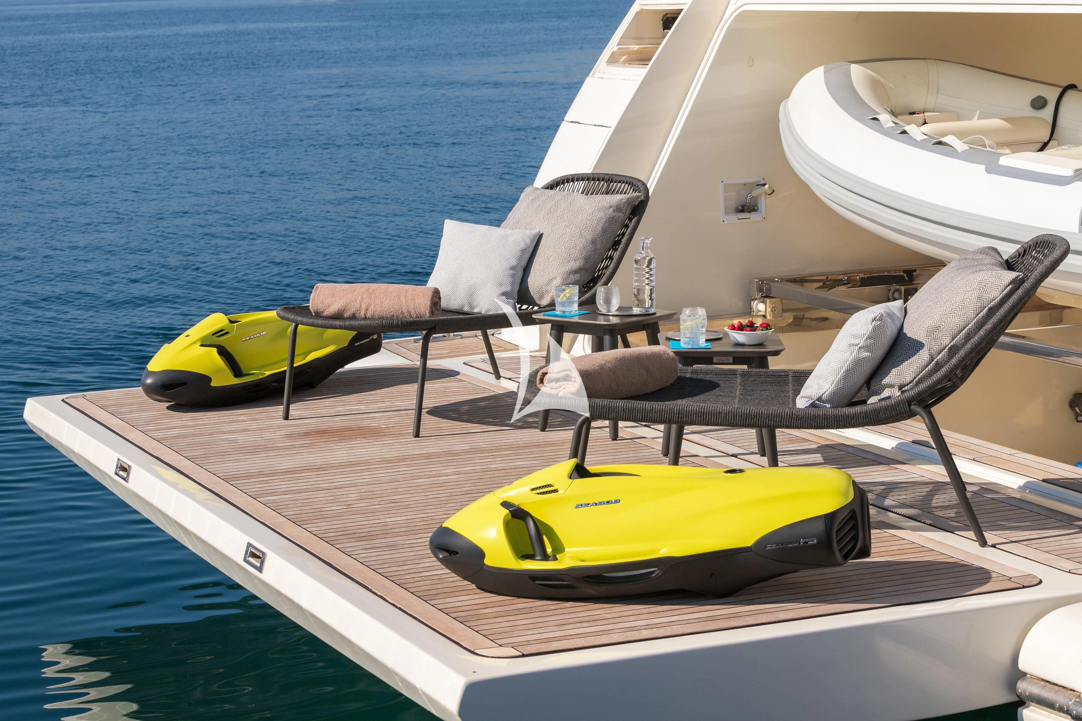 a boat on the water aboard ETHNA Yacht for Sale