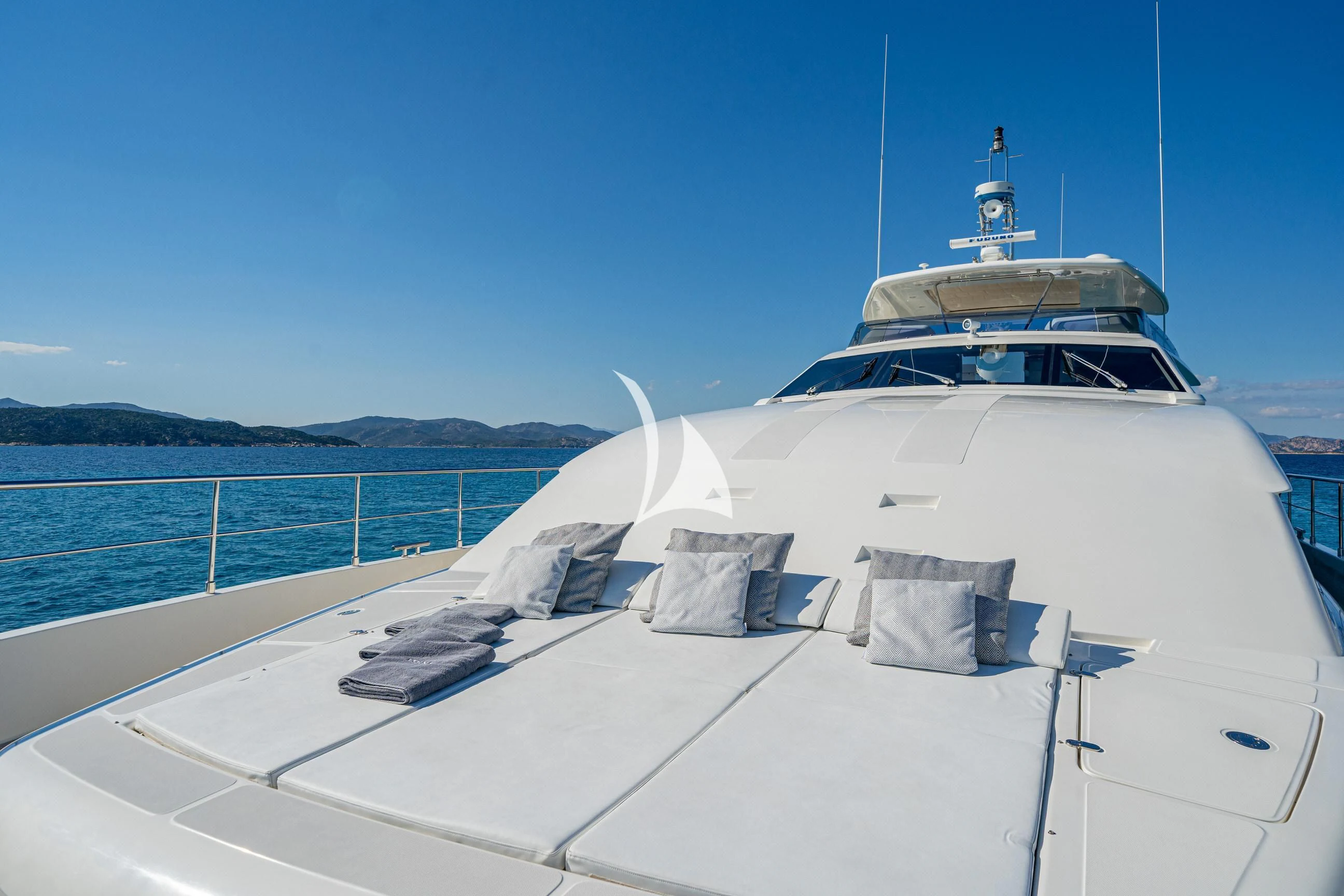 a boat on the water aboard ETHNA Yacht for Sale