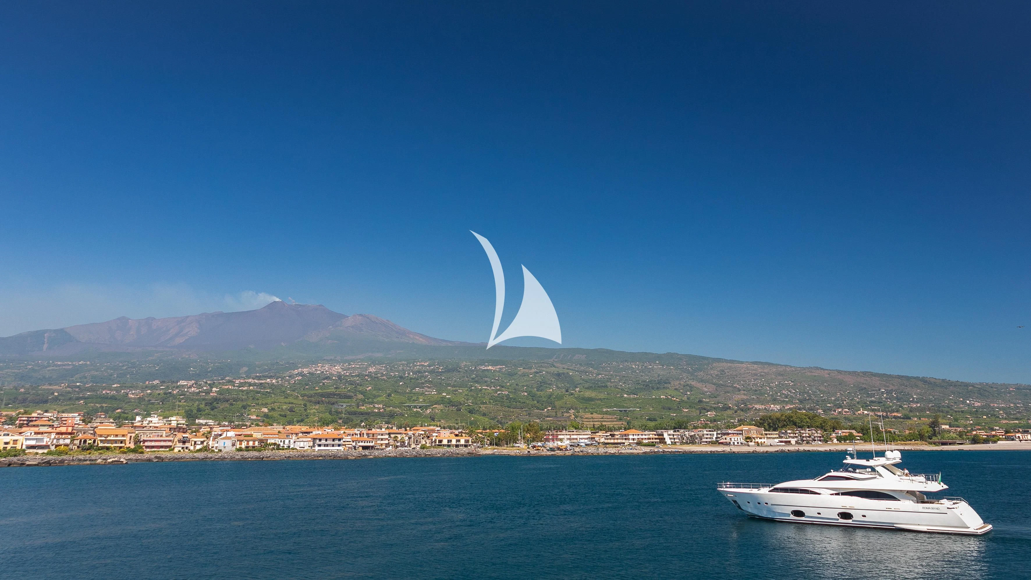 a boat in the water aboard ETHNA Yacht for Sale