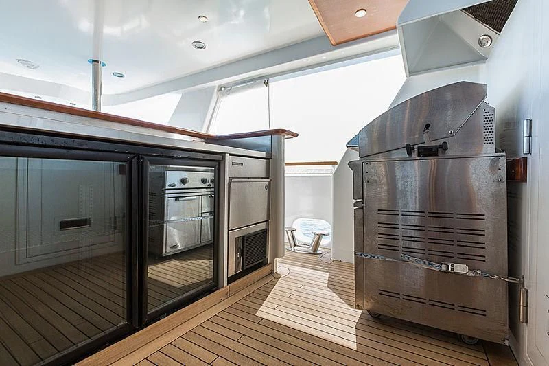 a room with a large metal cabinet aboard ZIG ZAG Yacht for Sale