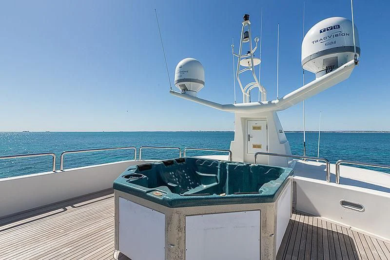 a boat on the water aboard ZIG ZAG Yacht for Sale