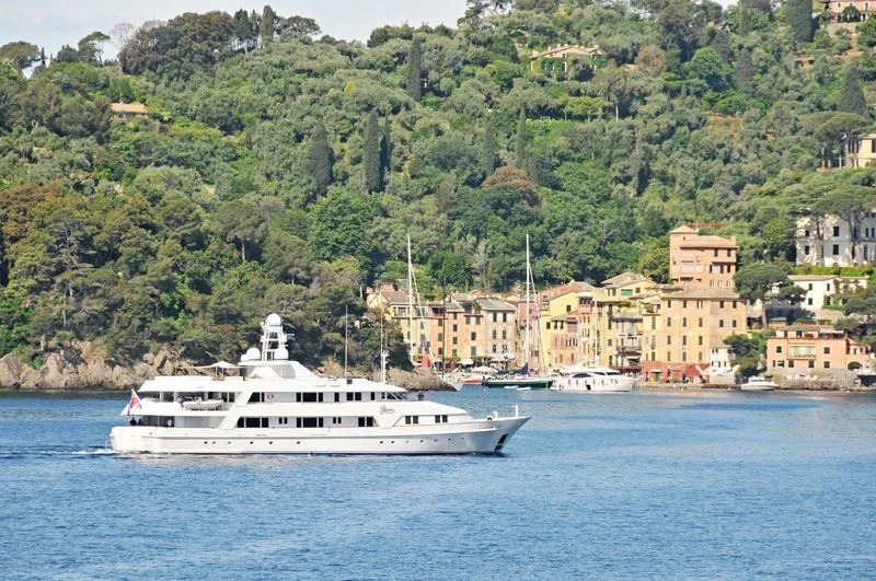 a boat on the water aboard VIXIT Yacht for Sale