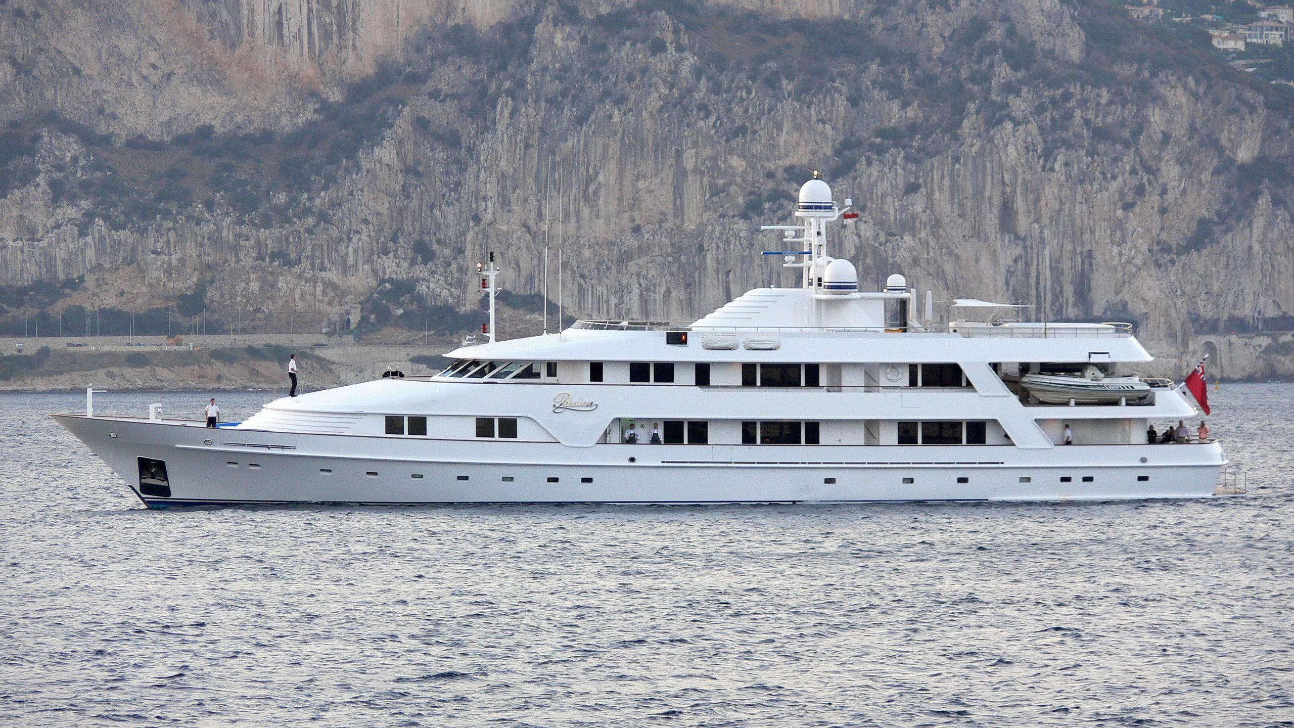 a boat on the water aboard VIXIT Yacht for Sale