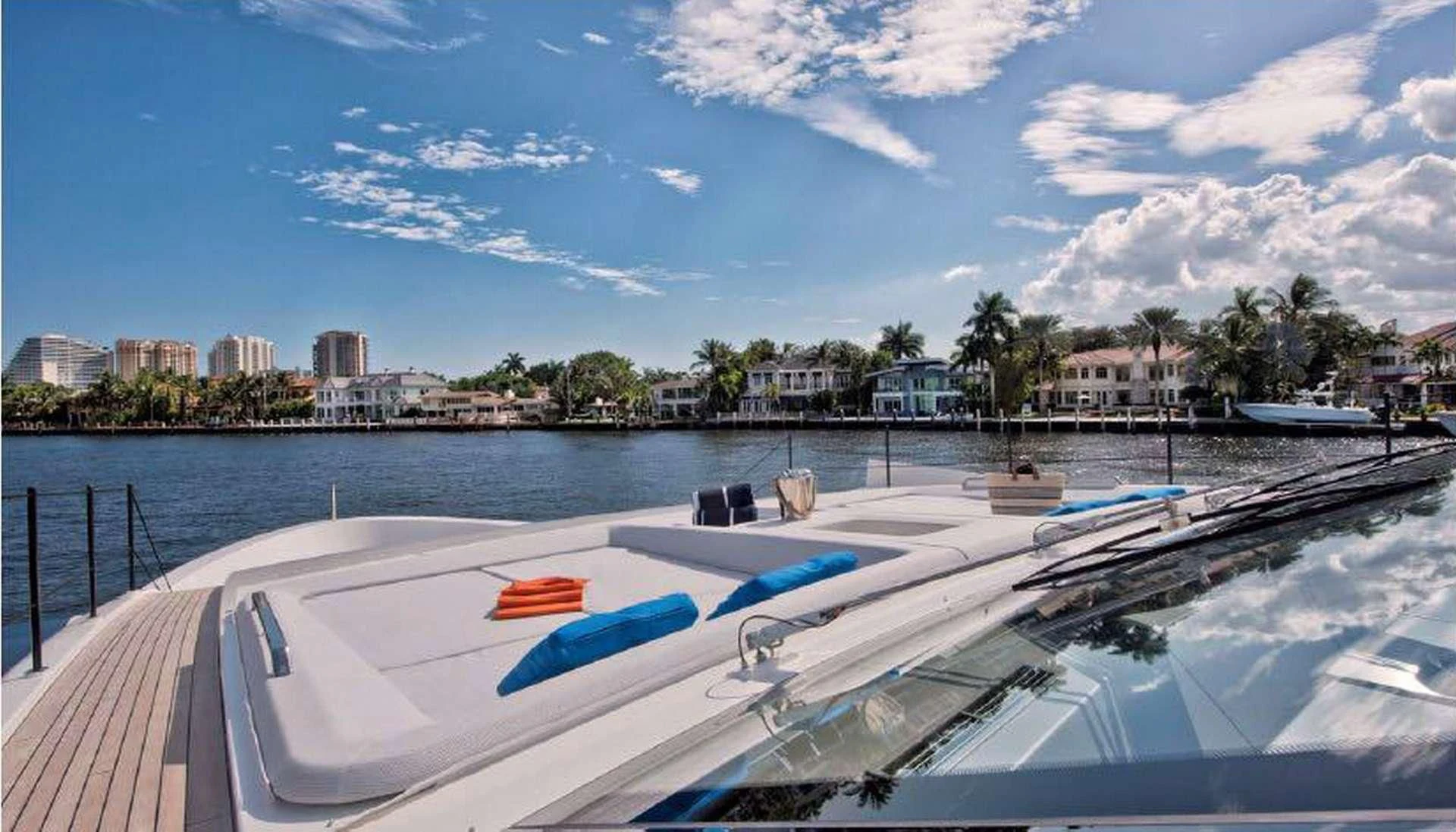 a dock with boats on it aboard MORNING STAR Yacht for Charter