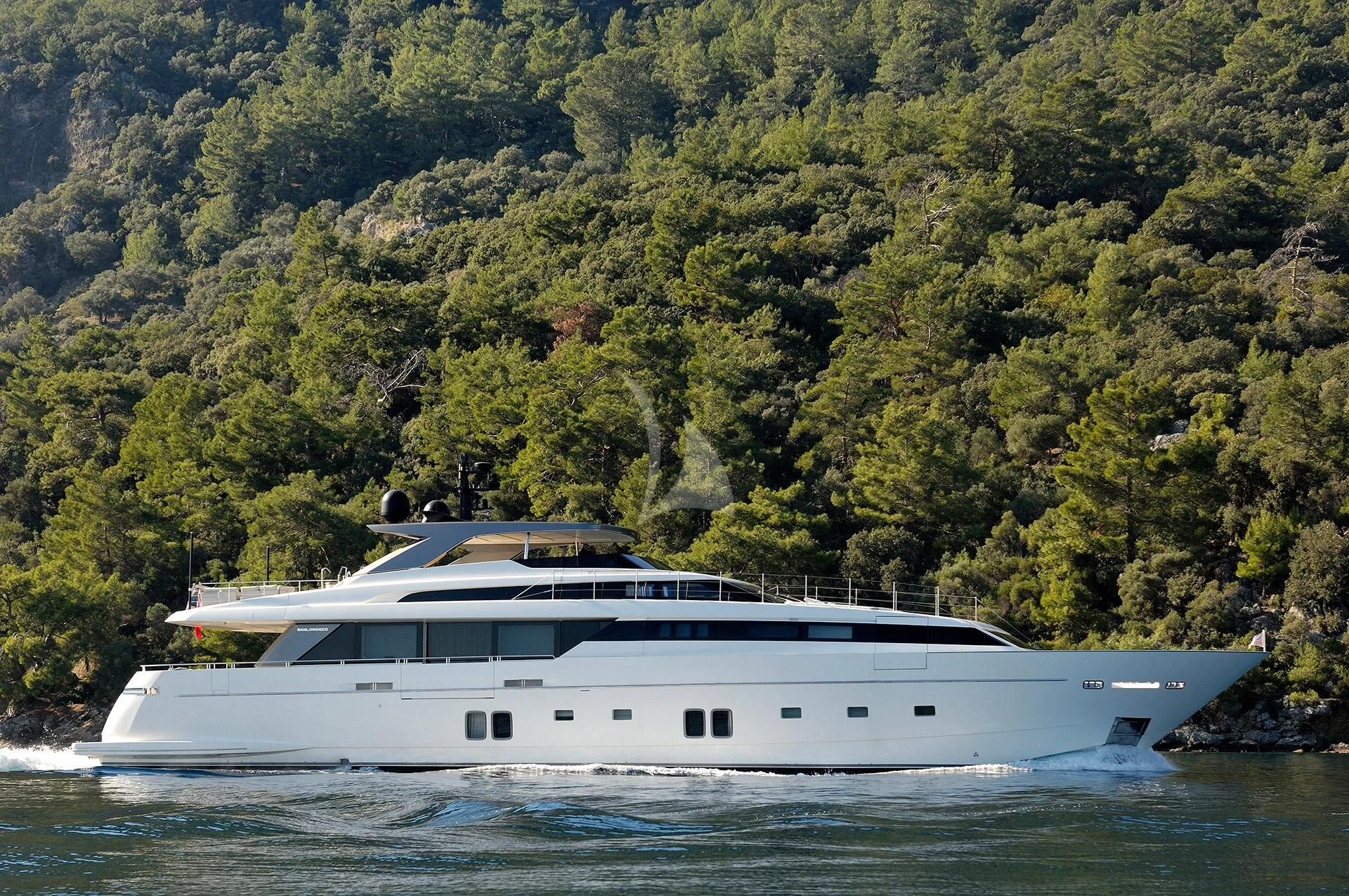 a boat on the water aboard MORNING STAR Yacht for Charter